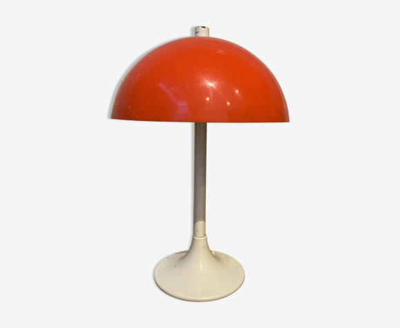 Lampe champignon orange vintage | Selency