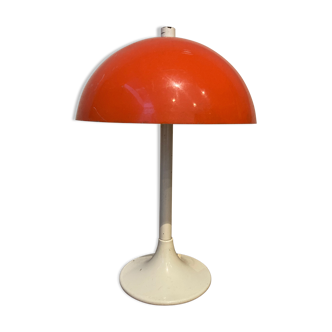 Vintage orange mushroom lamp