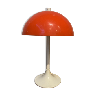 Lampe champignon orange vintage