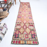 2x12 Narrow Vintage Runner Rug, 76x363Cm
