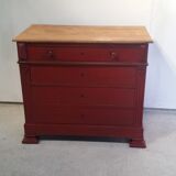 Patinated chest of drawers