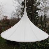 Suspension design trompette blanche, années 60/70