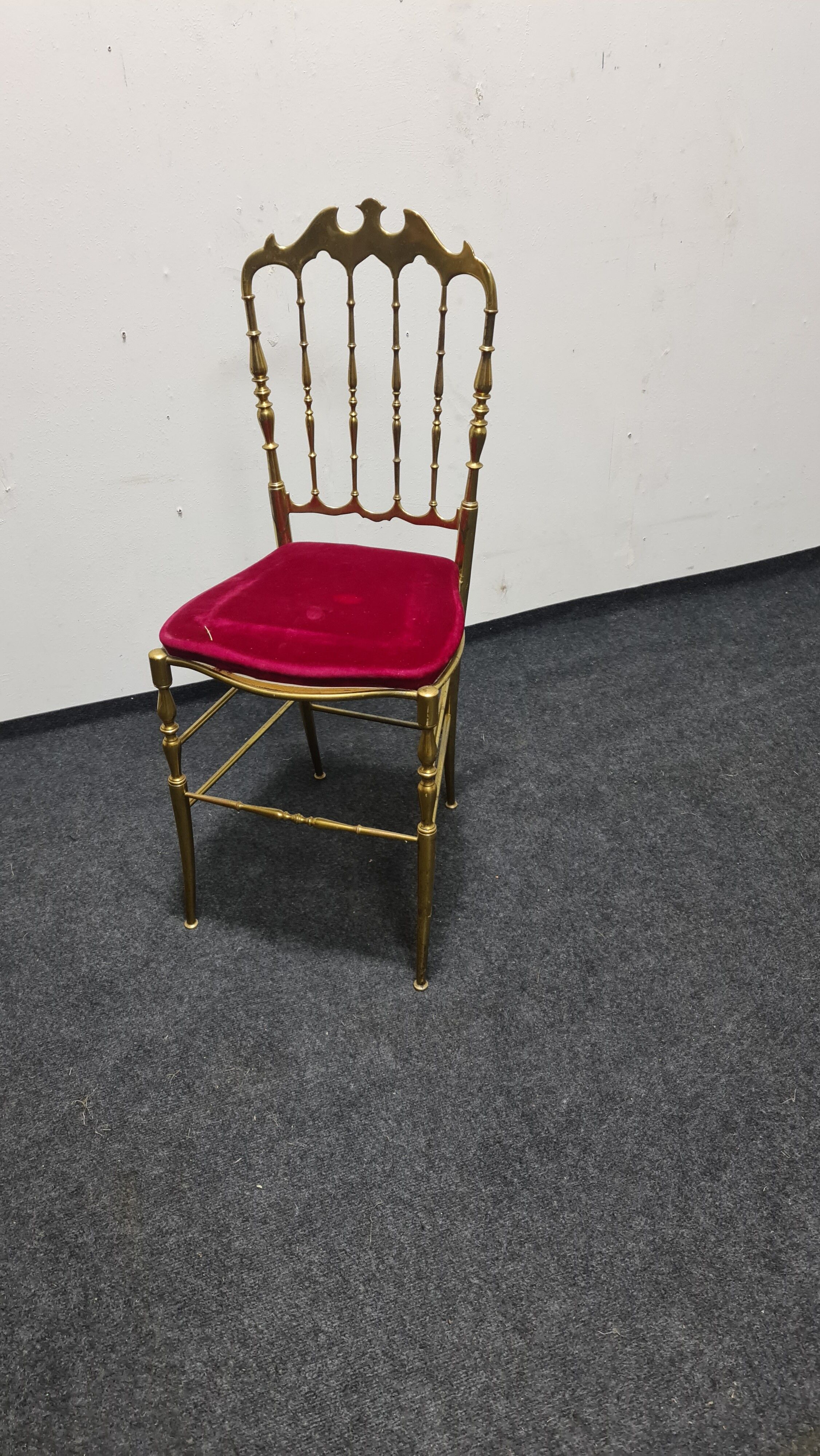 Vintage brass Chiavari chair
