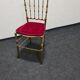 Vintage brass Chiavari chair