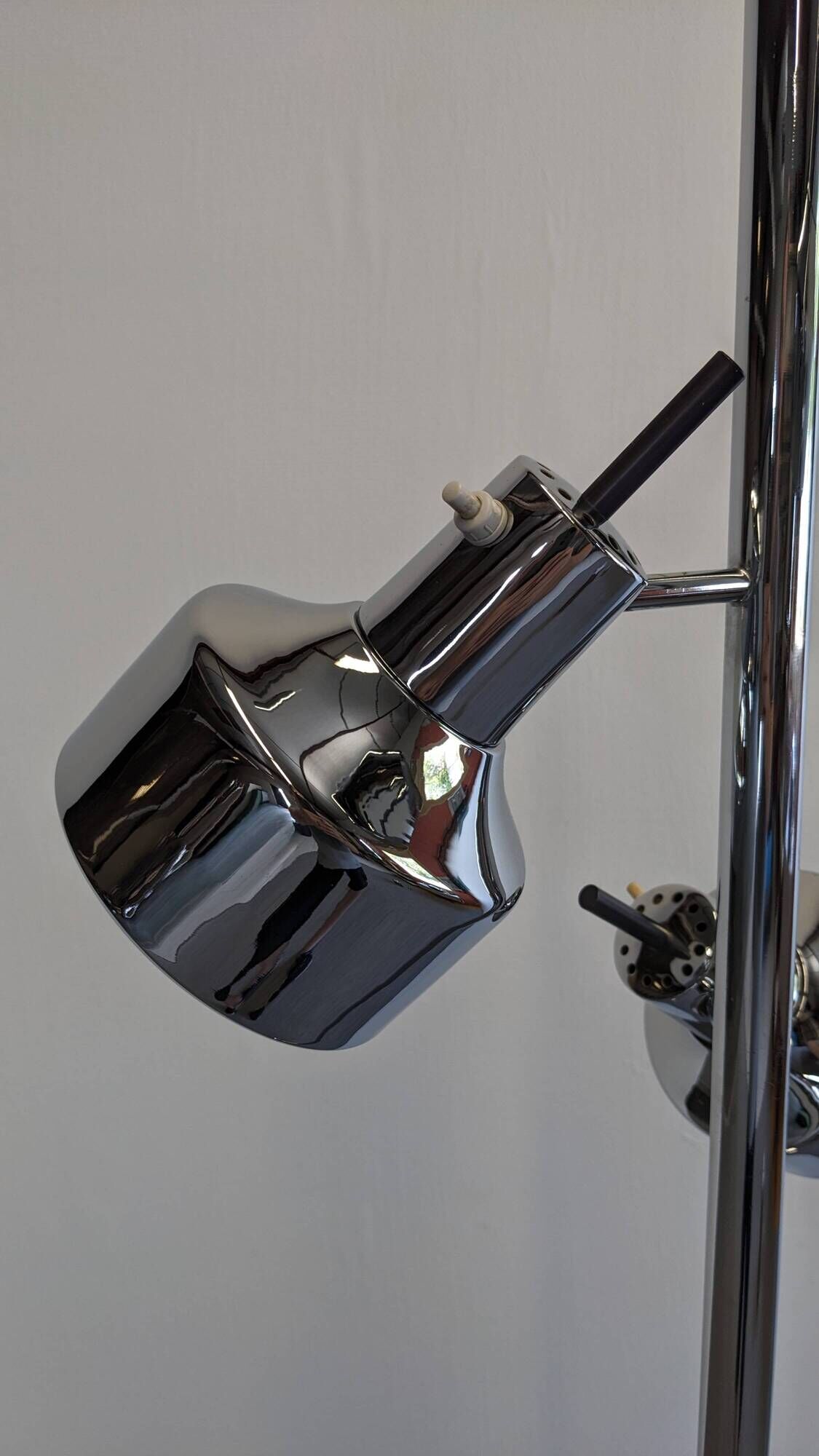 Space age floor lamp with 3 spots by Etienne Fermigier for Monix, France 1970