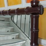 Vintage bamboo style mirror