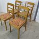 Lot of 4 chairs from the 50s in Monobloc