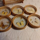 Butterfly glass underside