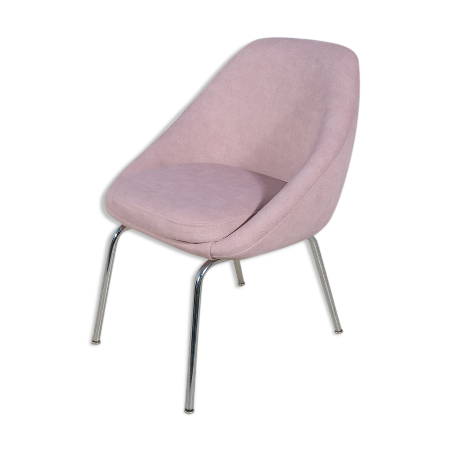 Armchair chrome and fabric , 1960s