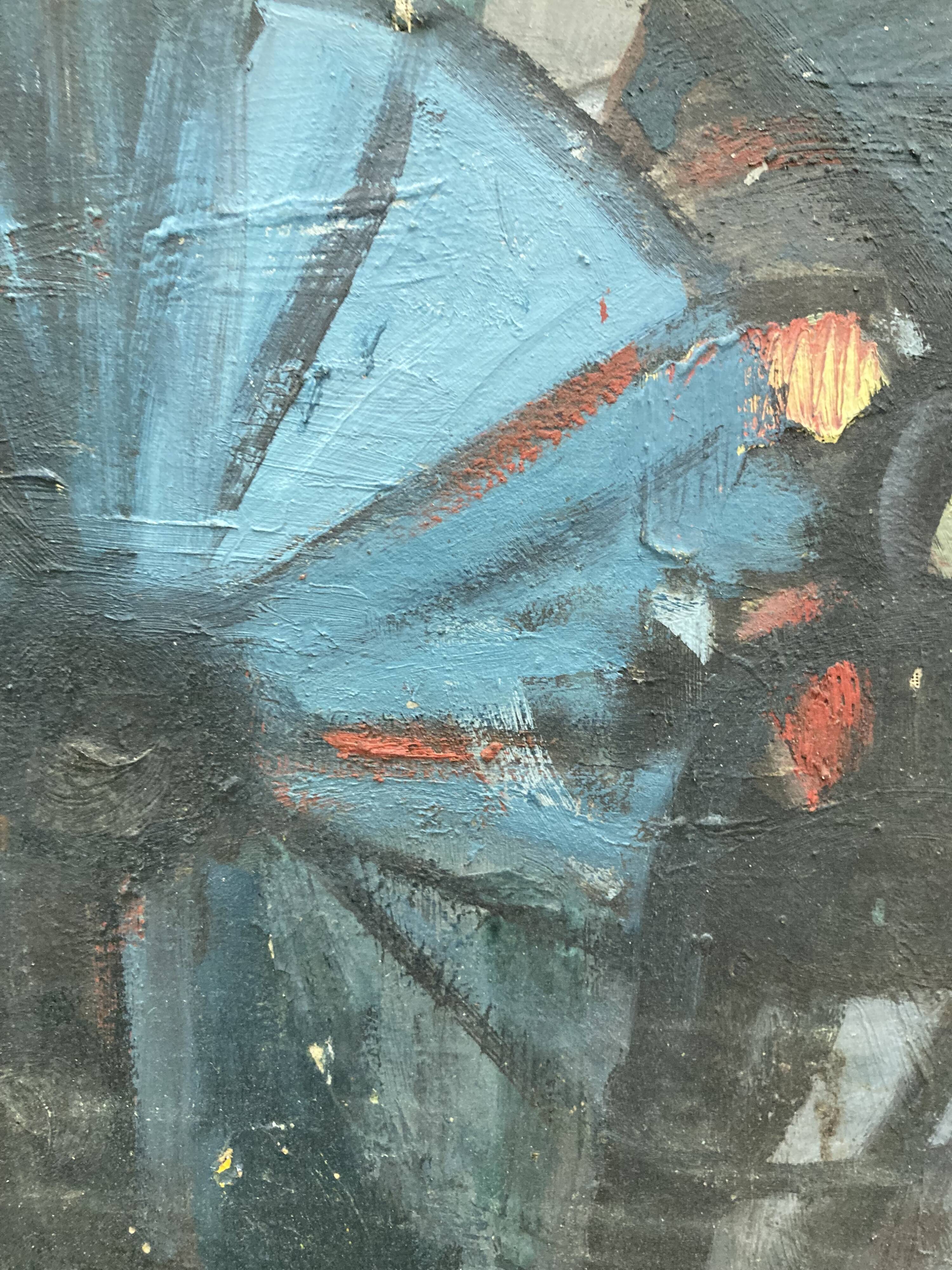 Oil on canvas vintage
