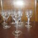 Suite de 8 verres à vin en cristal