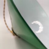 Green opaline pendant light