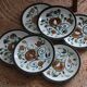 6 Argenteuil Boch La Louviere plates
