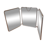 Barber 60 years triptych mirror 27x67cm