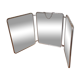 Barber 60 years triptych mirror 27x67cm