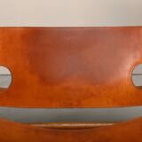 Børge Mogensen Spanish Chair in Cognac Leather and Oak for Fredericia, 1967