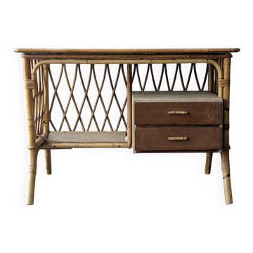 Bureau en rotin