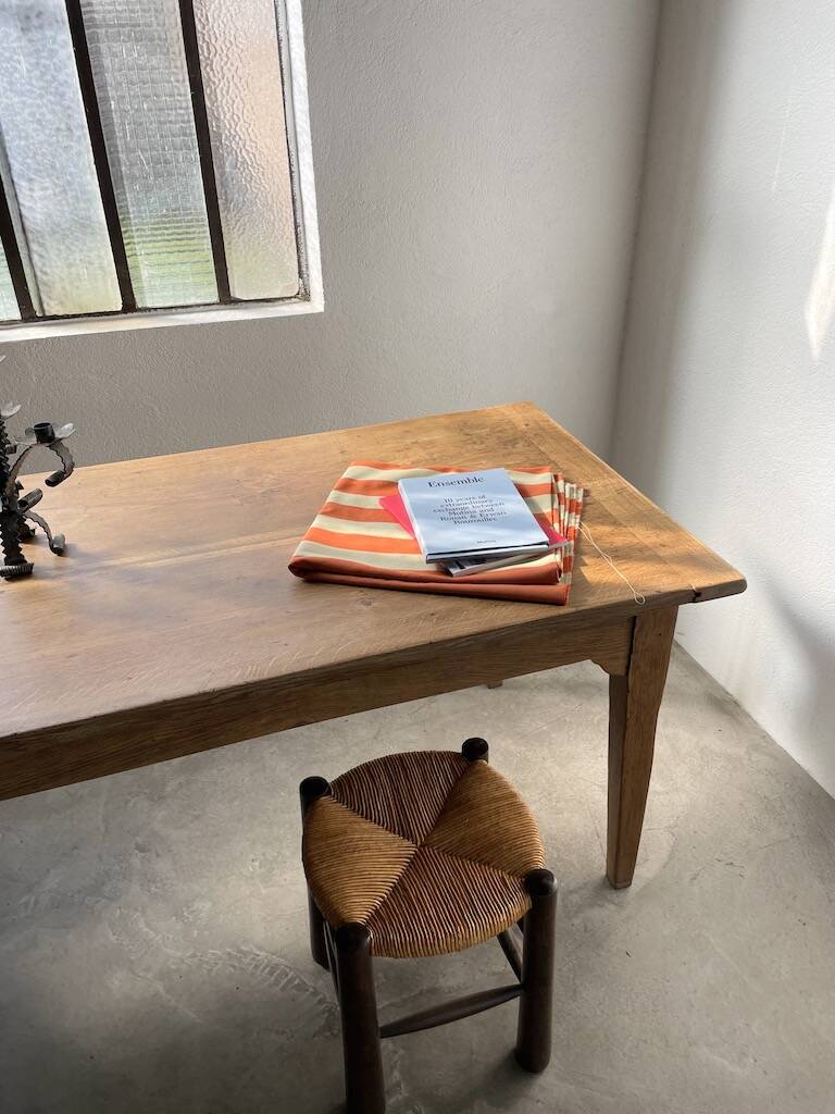 Oak farm table 220 cm