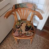 Set of 4 customized armchair chairs