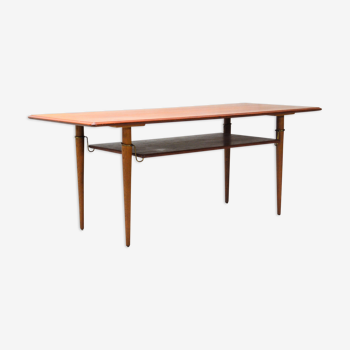 Table en bois teck scandinave des années 60