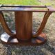 Art Deco dining table in solid walnut – 1930s – extendable