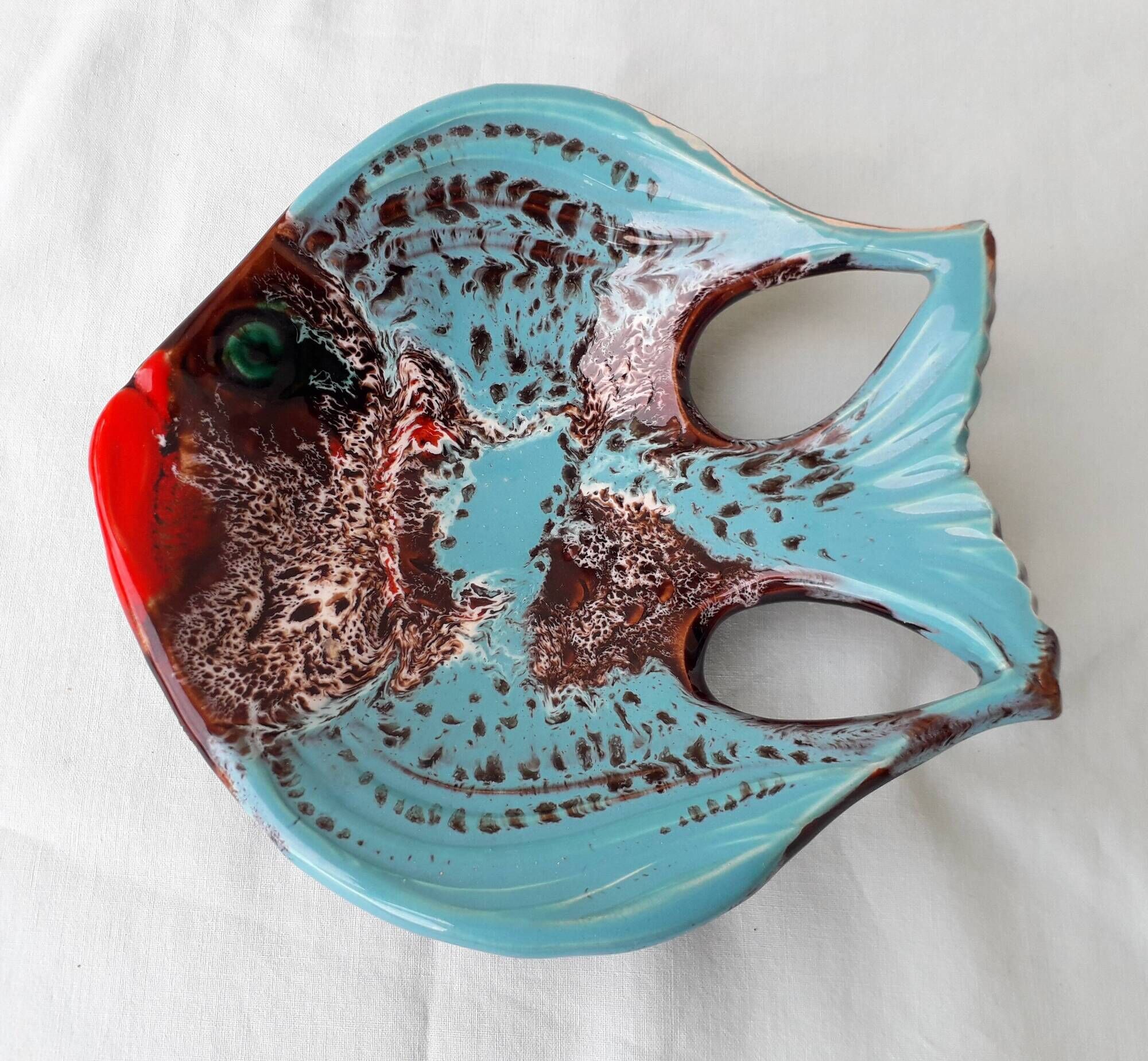 Vide poche poisson en céramique