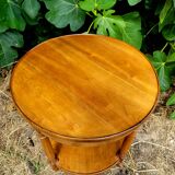 Small round wooden table