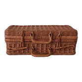 Wicker suitcase
