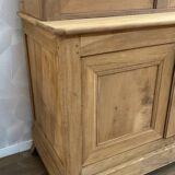 Louis Philippe 2-piece buffet, airbrushed solid walnut