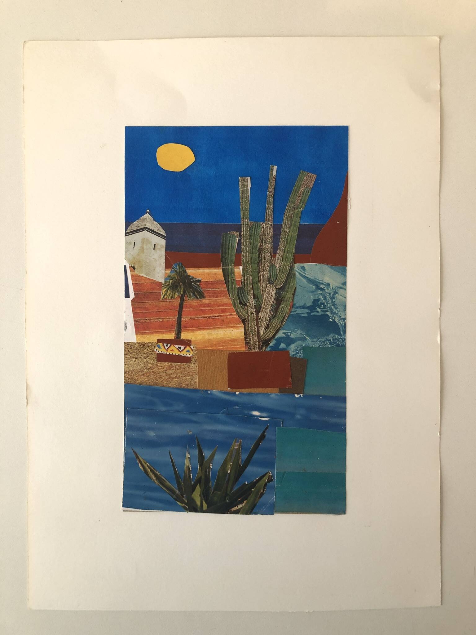 Figurative Collage Landscape