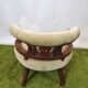 Fauteuil empire velours vert ancien
