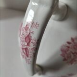 Large earthenware jug – Onnaing pottery (Nord), “Poppy” decoration