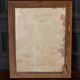 Watercolor on cardboard by Chab XXth tree 1947
