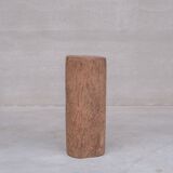 Antique Wooden Tree Trunk Pedestal