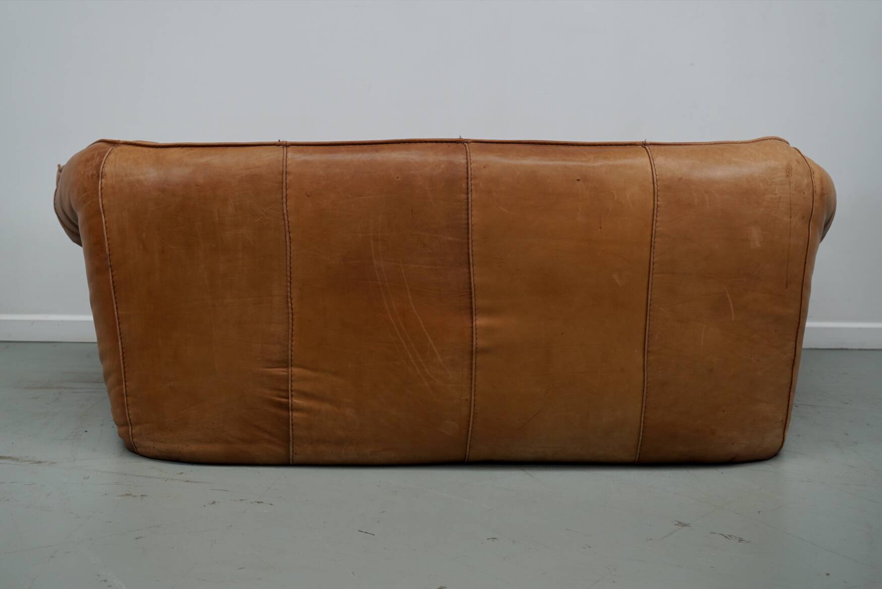 Cognac Leather Andes Sofa by Gerard van den Berg for Montis, 1970s