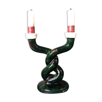 Lampe à poser vintage bougies de verre
