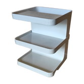 Desserte Flair table de chevet porte-revues étagère design français années 70