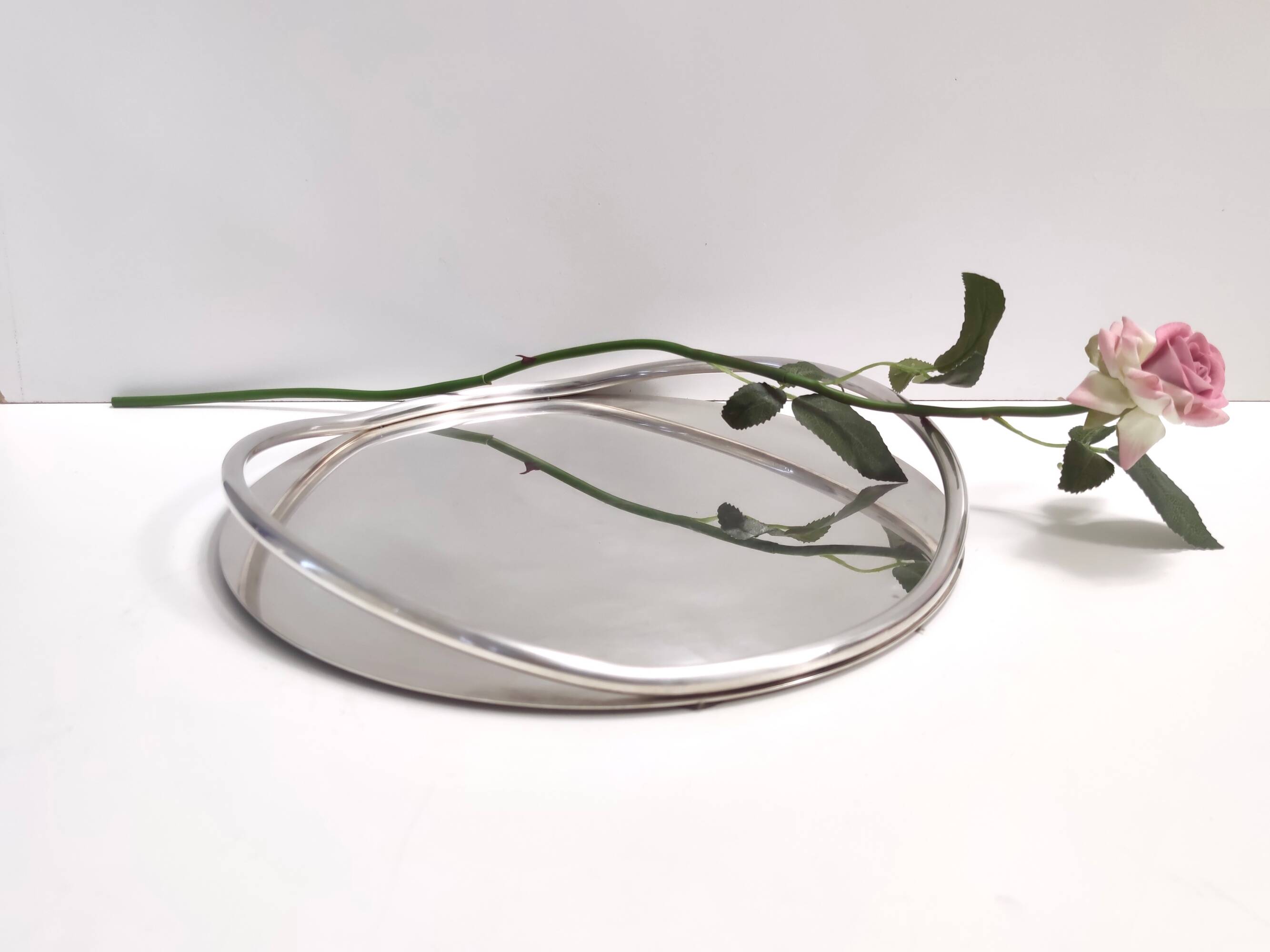 Silver-Plated Serving Plate or Tray Attr. to Lino Sabattini