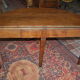 Table 1/2 lune en chêne / 130 cms de diamètre