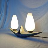 Verceram ceramic lamp, 1950, France.