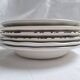 Vintage blue soup plates