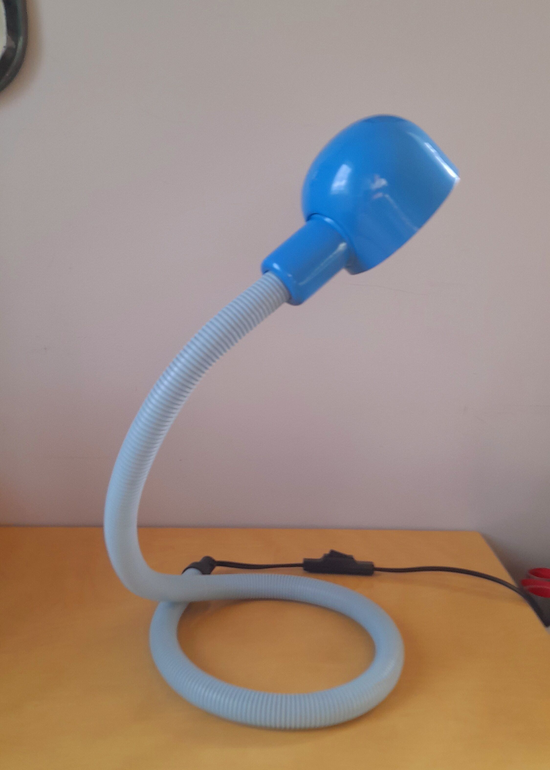 Blue snake lamp
