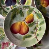 Barbotine dessert plates