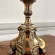 Paire de lampe de table de style Louis XIV du 19ème siècle en métal argenté