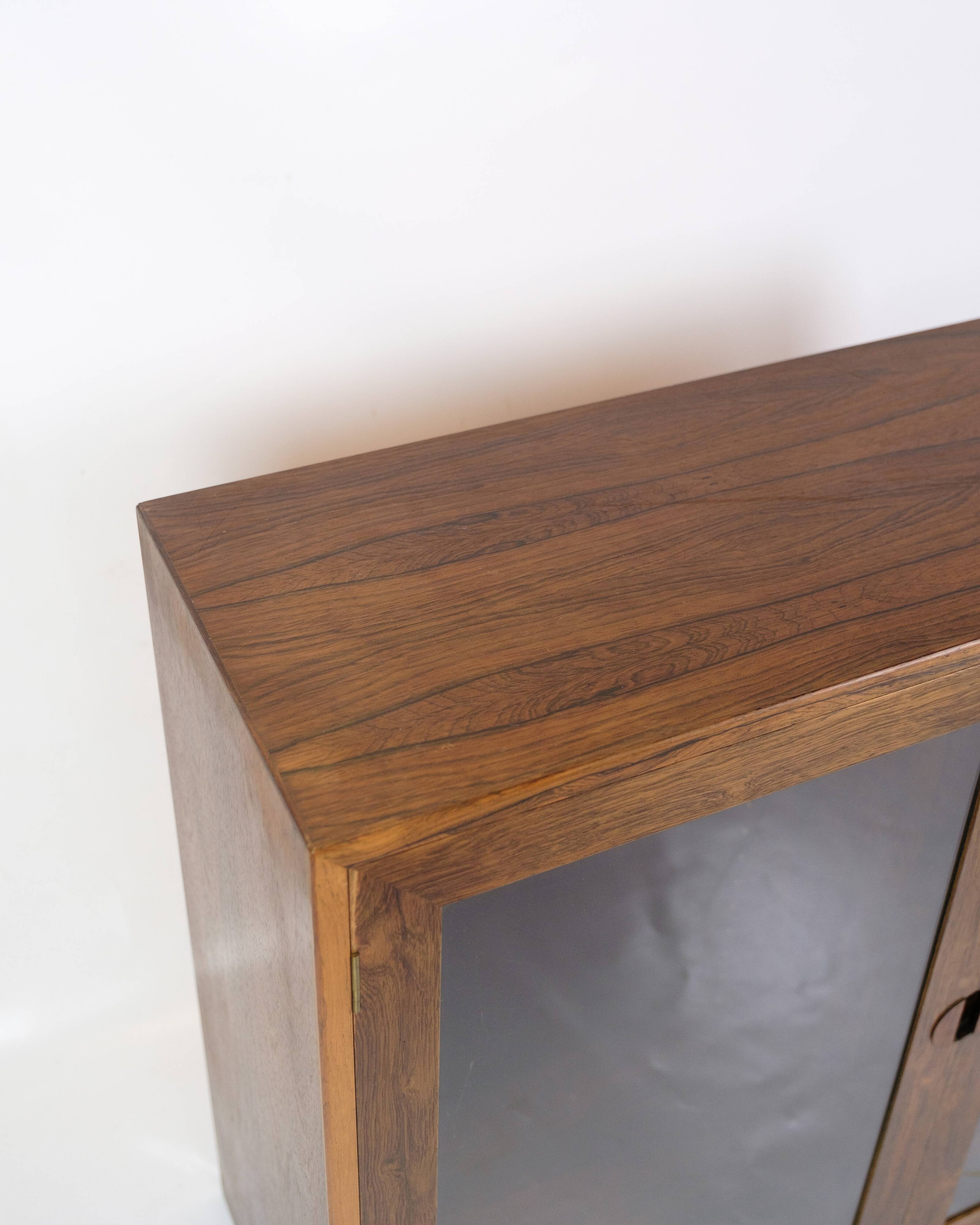 Display Cabinet Made In Rosewood, Danish Design From 1960s