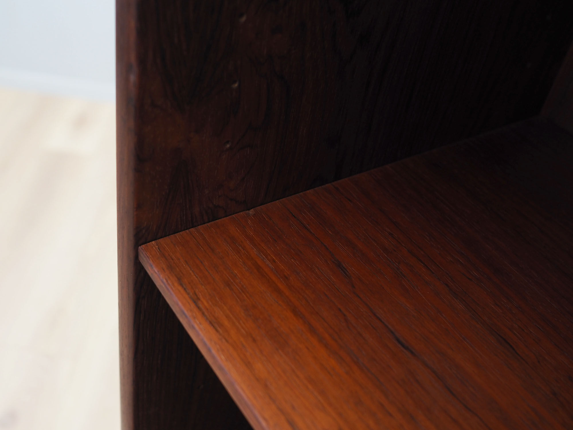 Bibliothèque en palissandre, design danois, années 1960, fabriquée par Farsø Møbelfabrik