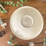 Antique salad bowl on a pedestal in BADONVILLER earthenware