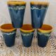 5 old Vallauris mugs / mazagrans