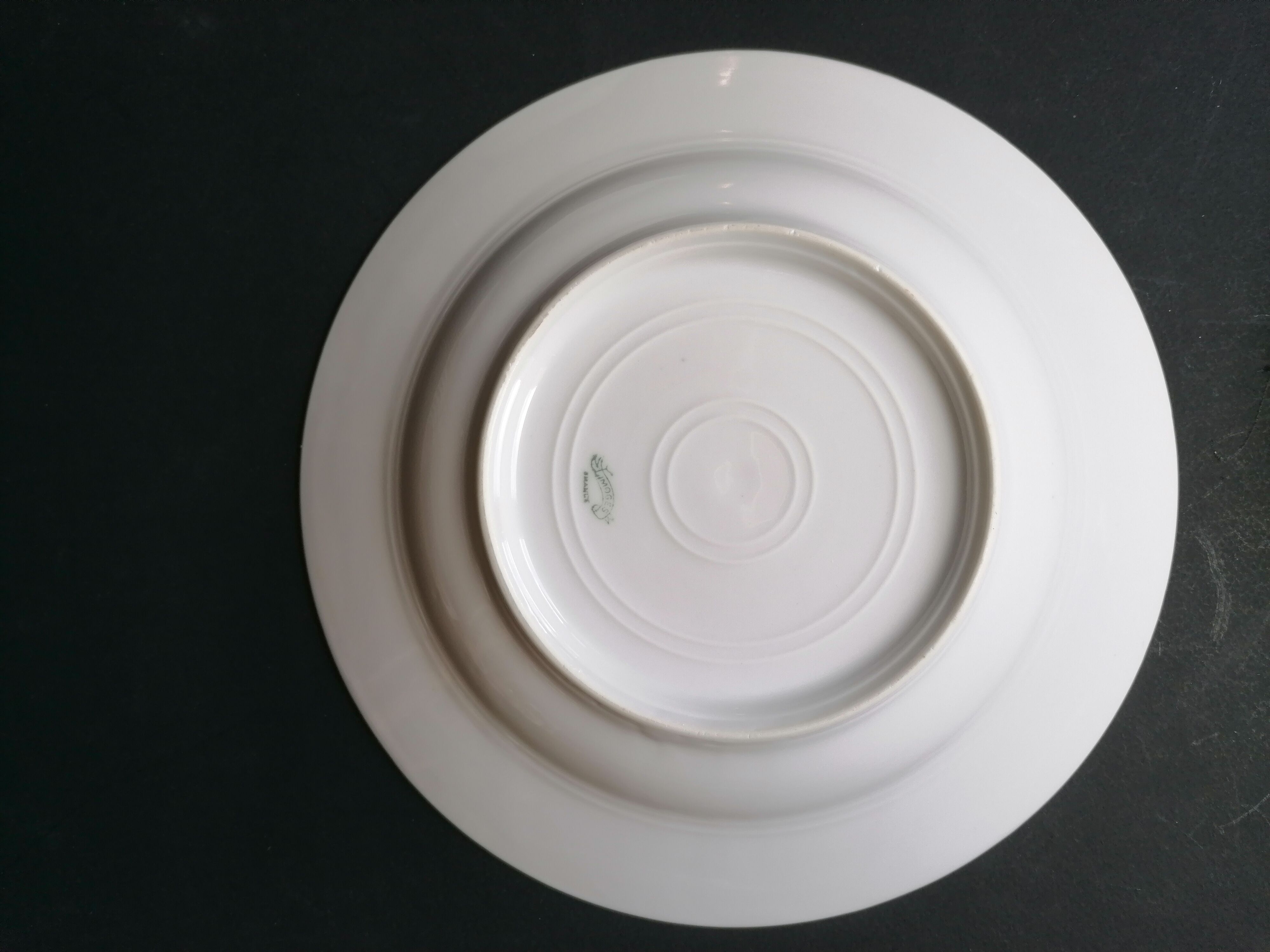 6 hollow plates porcelain Limoges