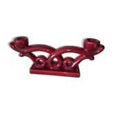 Ceramic slipware candlestick
